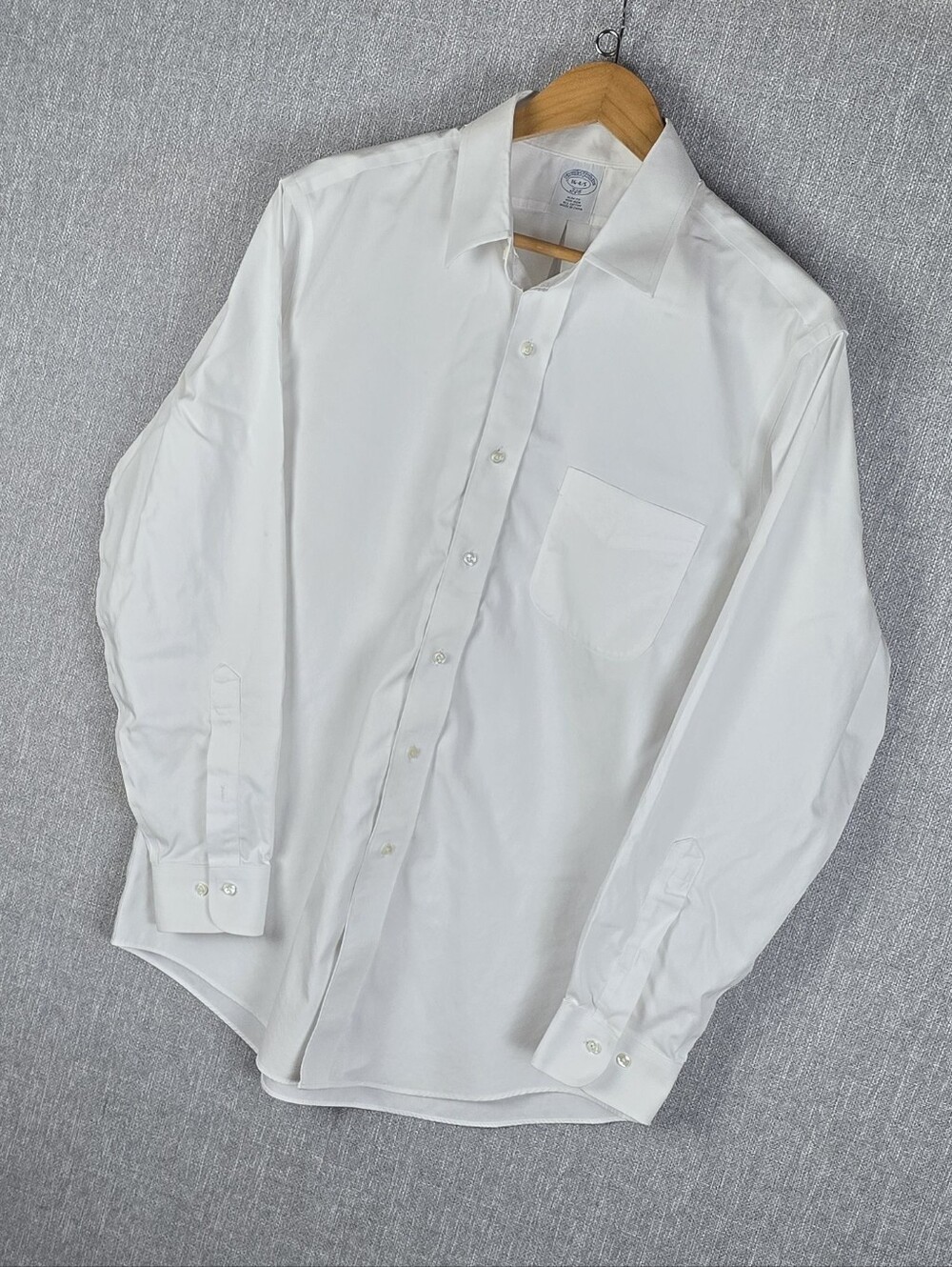 Brooks Brothers 346 White Dress Shirt Sz 16-4/5